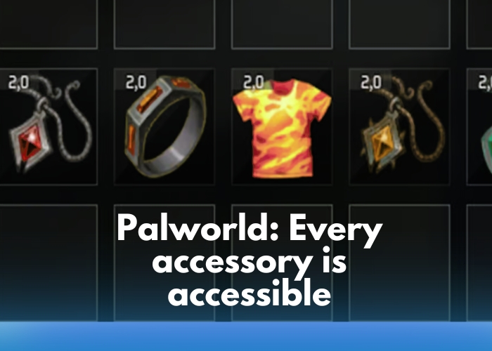 Palworld Every accessory is accessible